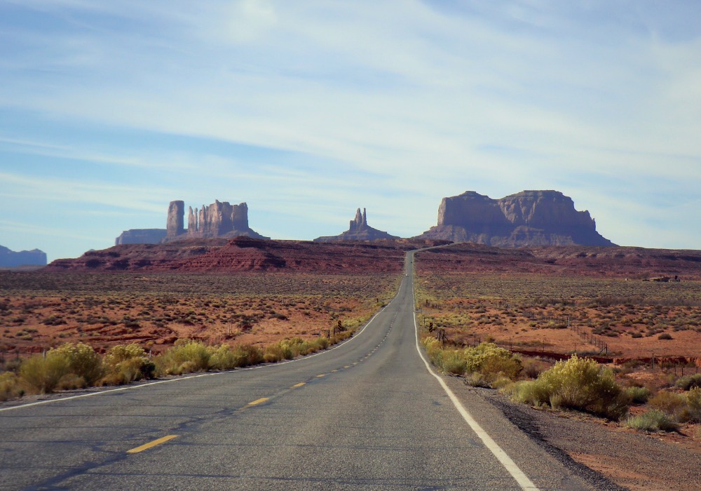 En direction de Monument Valley. ©A.D